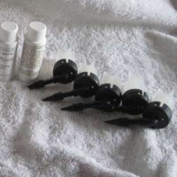 Lot of 10 VISAGE Spray Tanning Airbrush Plastic Nozzle Attachment Containers - Picture 2 of 2